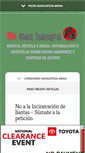 Mobile Screenshot of nomasbasura.org